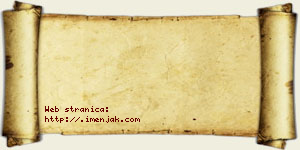 Jovana Blaževac vizit kartica